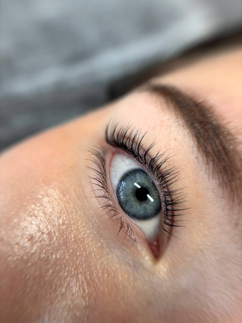 Lashlifting Ergebnis von Sarah